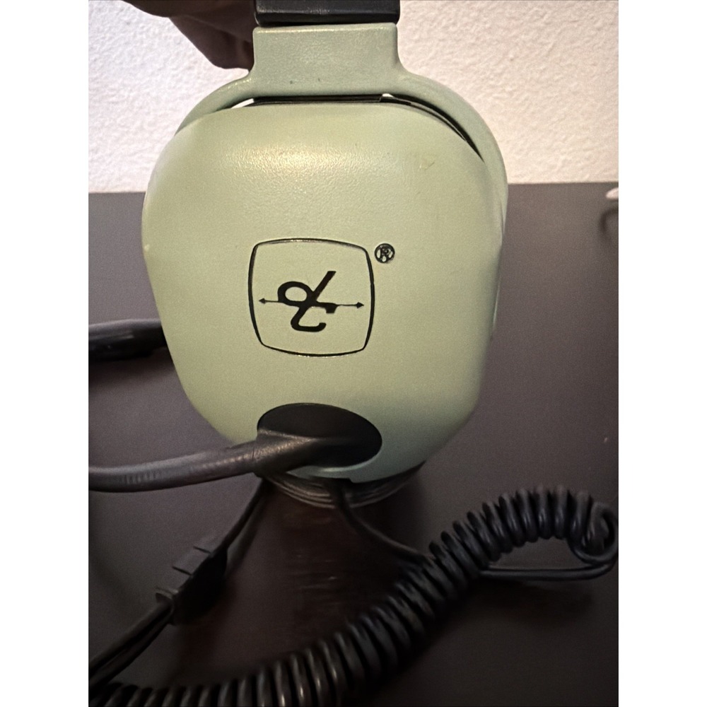 David Clark Model H20-16 Pilot Headset Untested - Picture 5 of 9